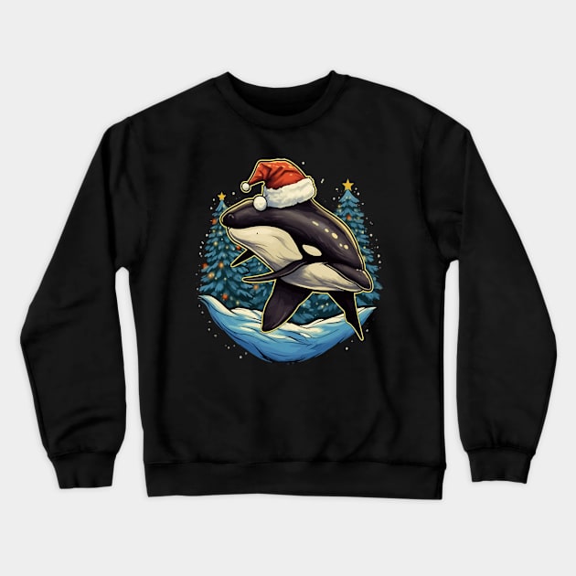 Orca Christmas Crewneck Sweatshirt by JH Mart